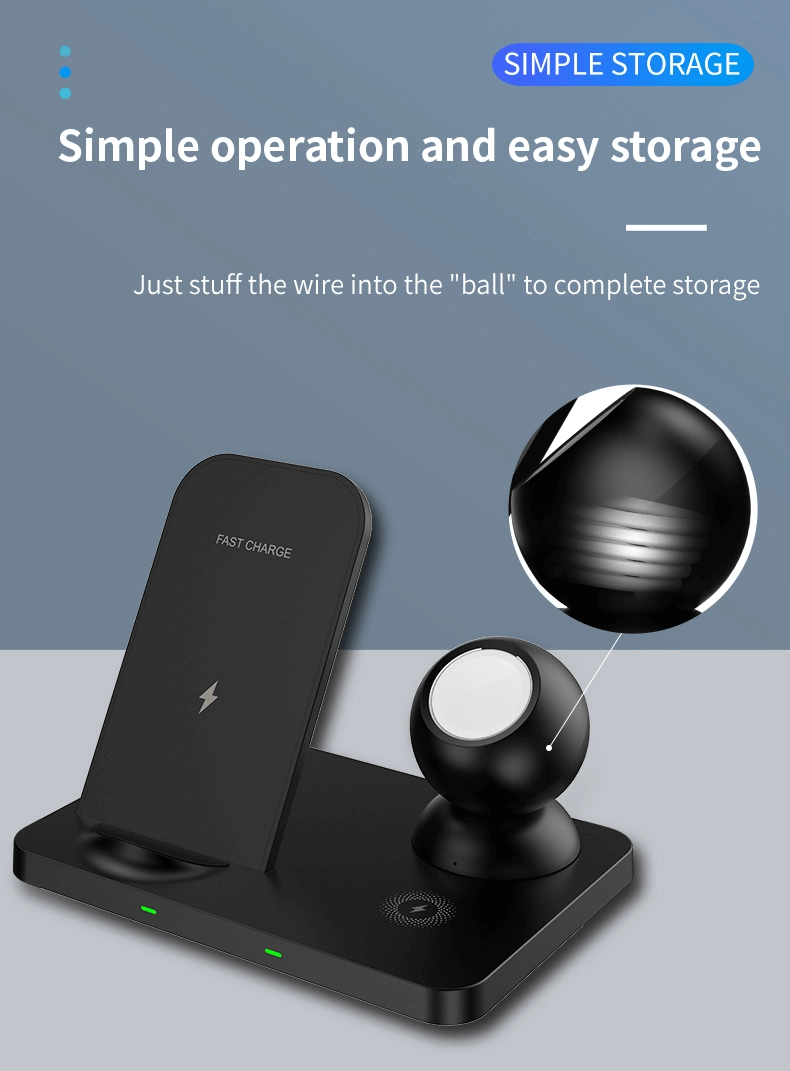 3 in 1 QI 15W Wireless Charging Station - W57 - Sunny Stores Sunny Stores Matrix