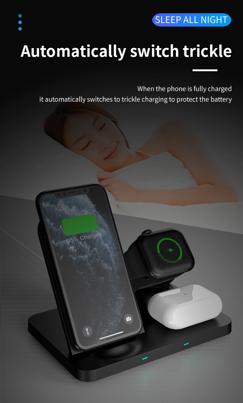 3 in 1 QI 15W Wireless Charging Station - W57 - Sunny Stores Sunny Stores Matrix