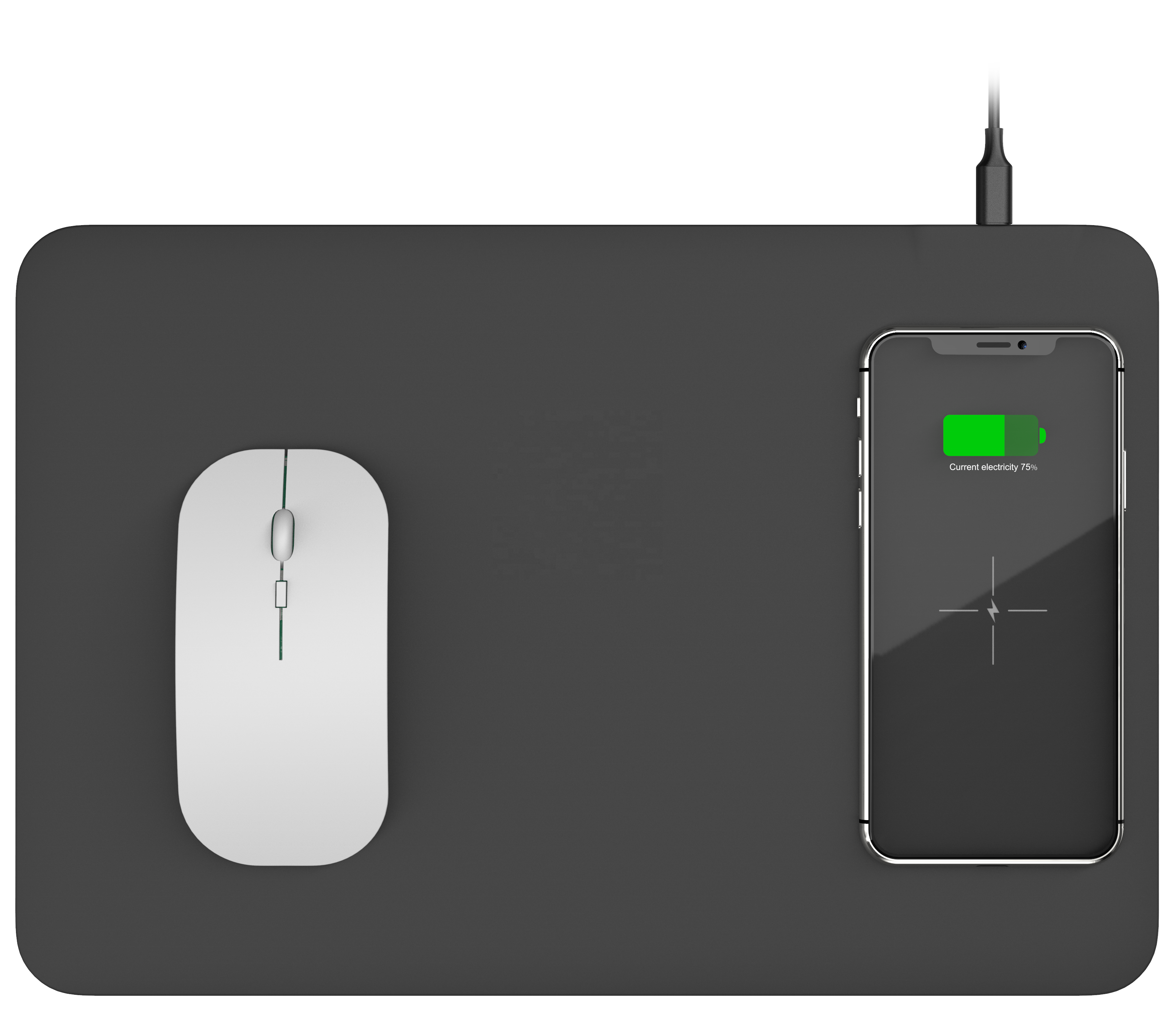 2 in 1QI 10W Wireless Charger Mousepad - MW01