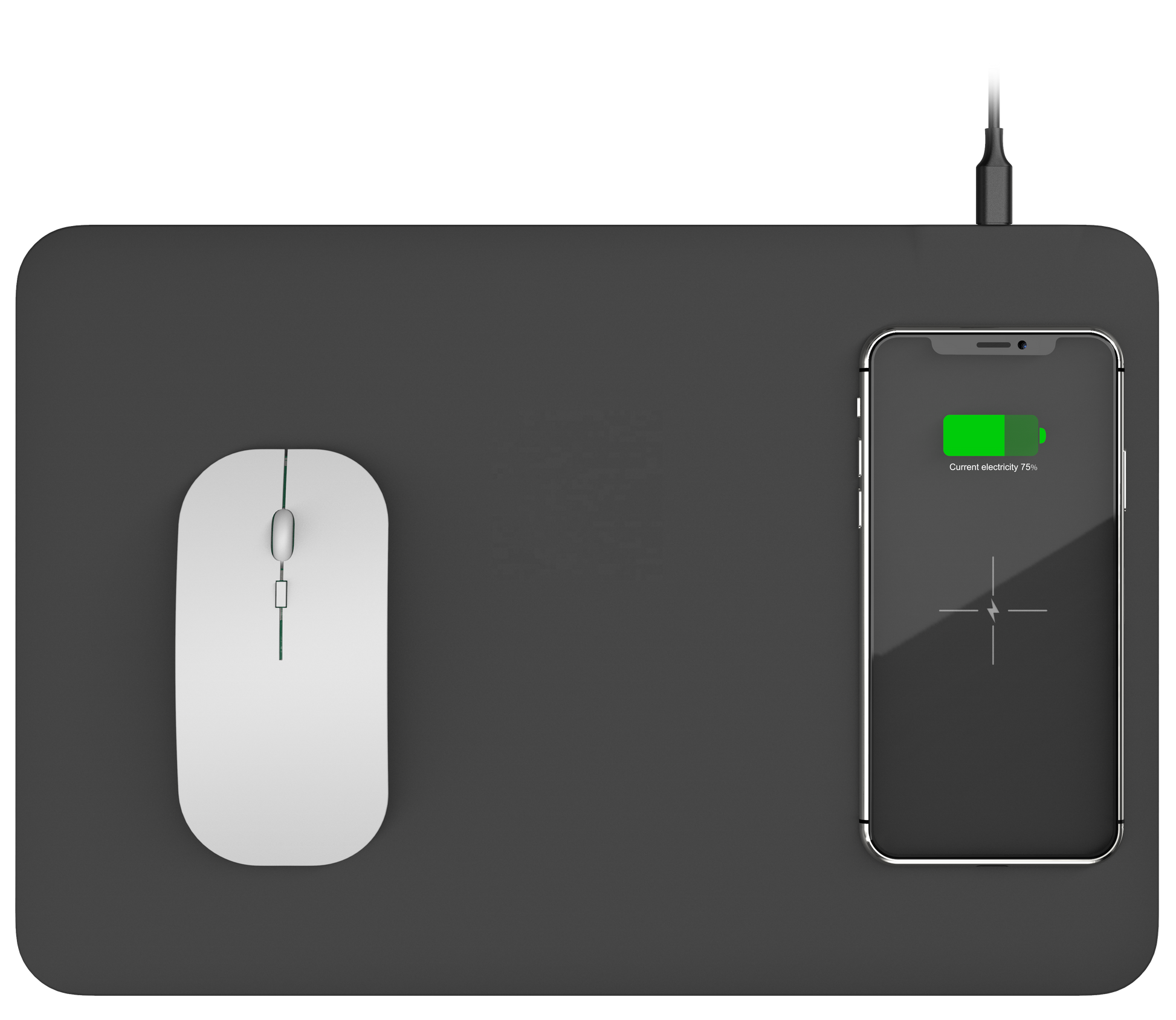 2 in 1QI 10W Wireless Charger Mousepad - MW01