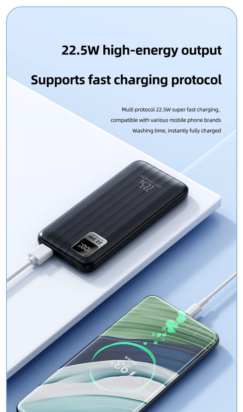 Power bank 10000 mAh - Fast Charging 22.5W - S10