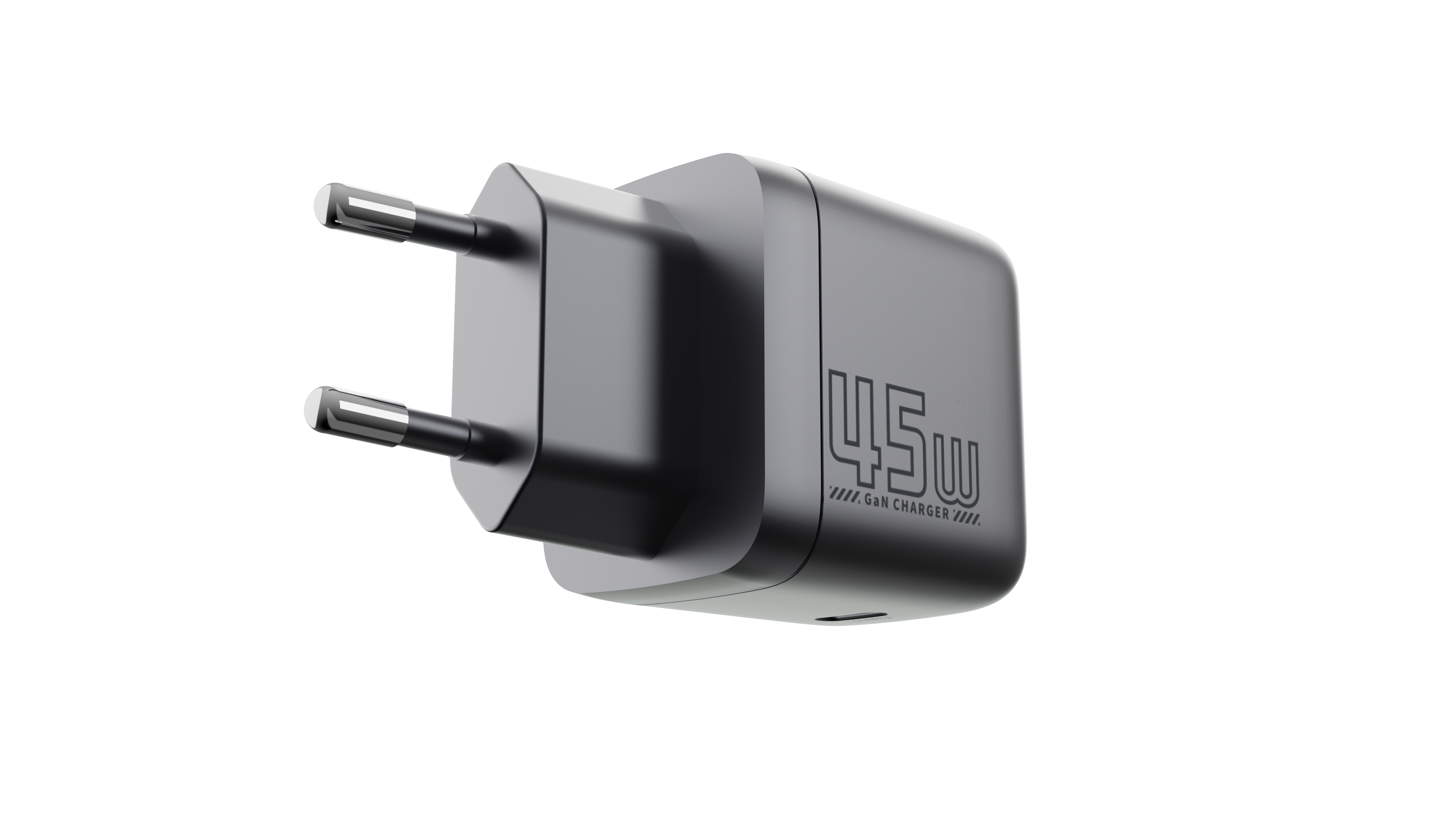 Smart Fast Charger 45W GaN with AI Temperature Control & Color Touchscreen + 1M Fast Charging Cable - Z45AI