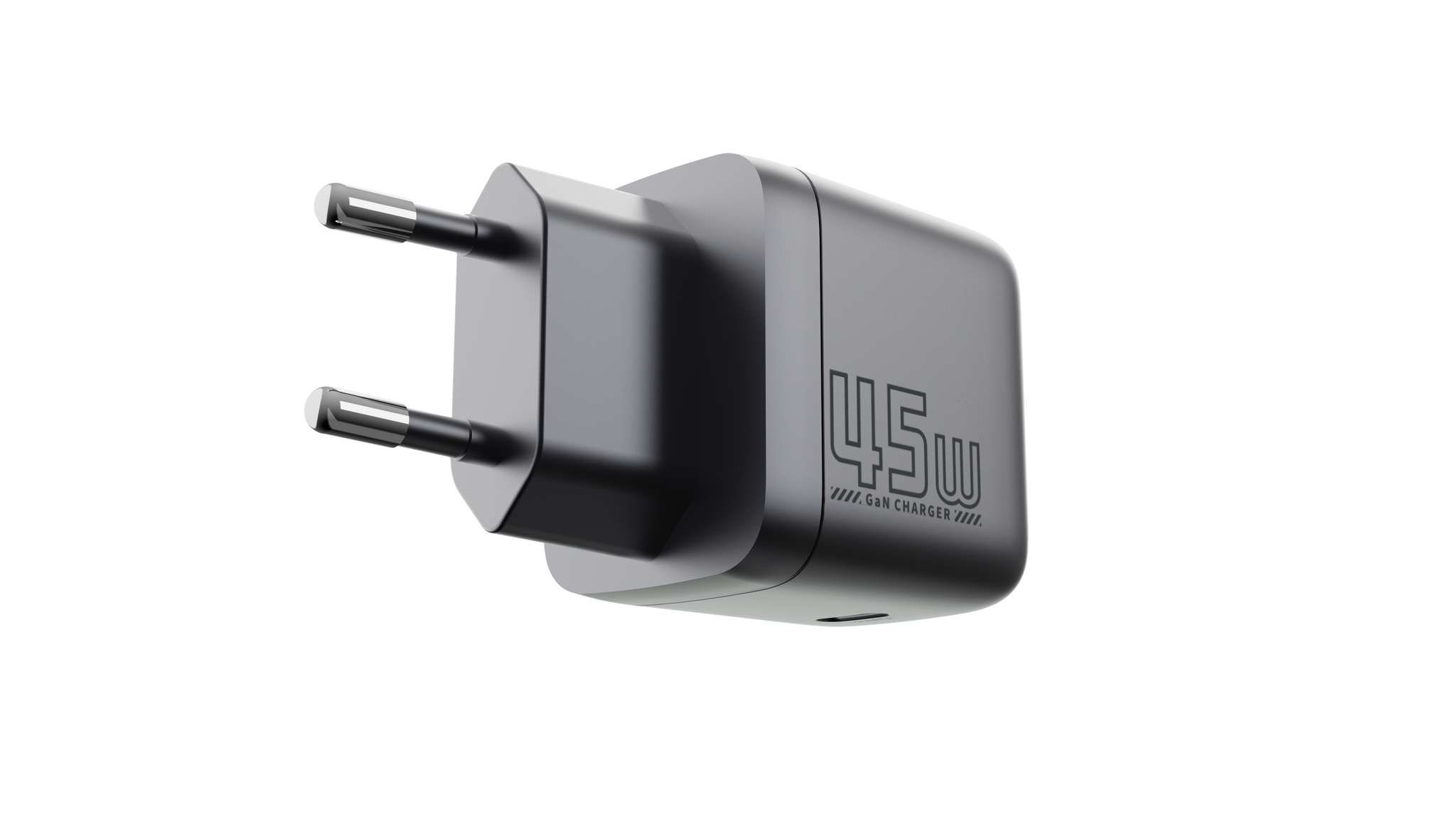 Smart Fast Charger 45W GaN with AI Temperature Control & Color Touchscreen + 1M Fast Charging Cable - Z45AI