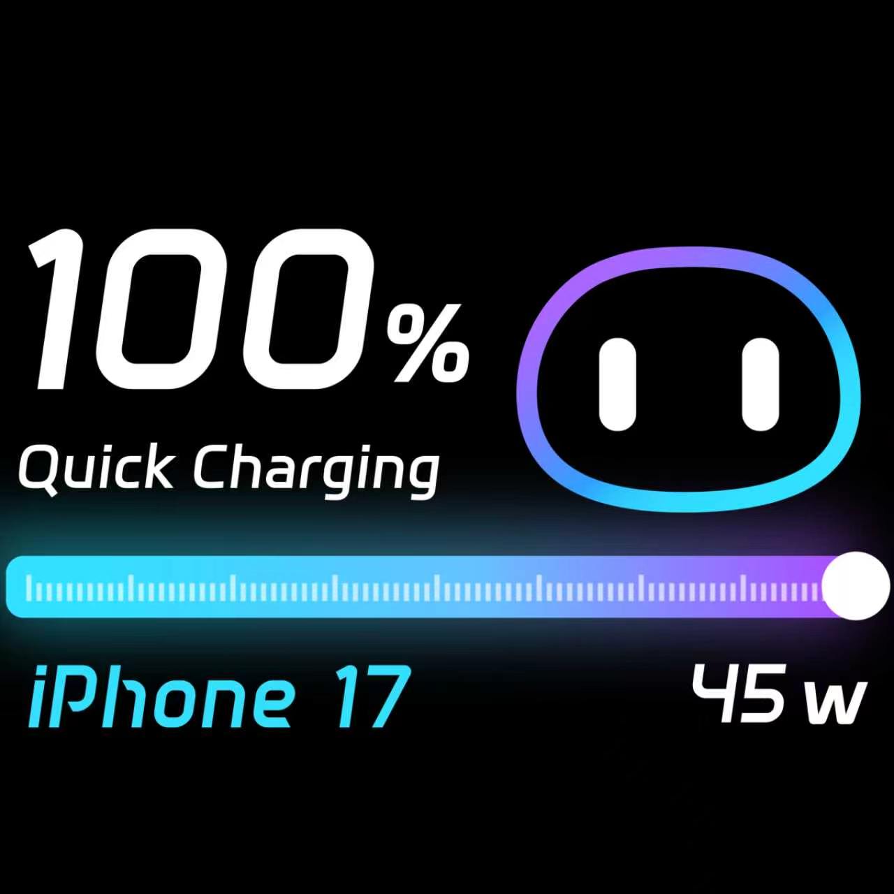 Smart Fast Charger 45W GaN with AI Temperature Control & Color Touchscreen + 1M Fast Charging Cable - Z45AI