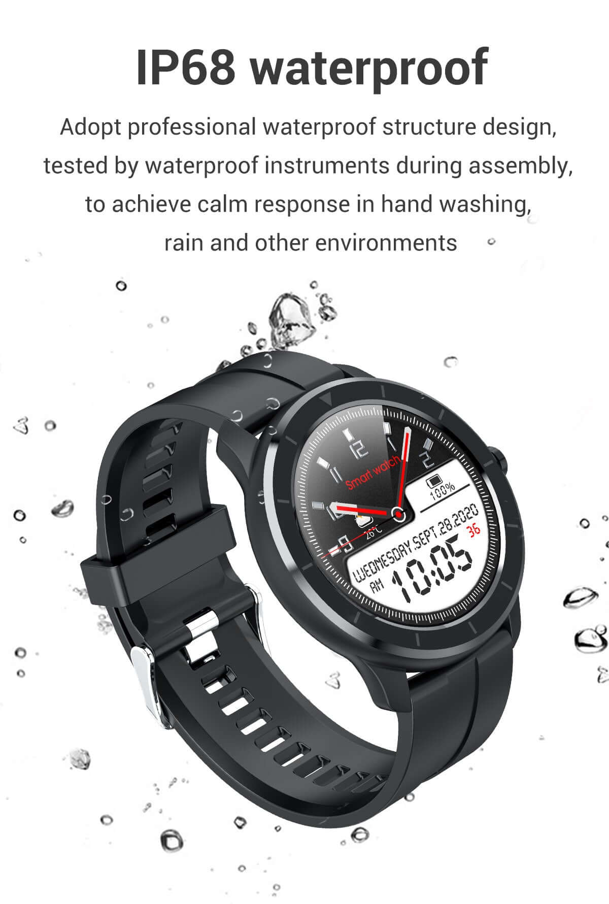 Smart Watch & Fitness Tracker - T6 - Sunny Stores Sunny Stores Lemonda