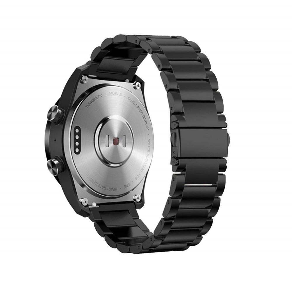 22mm Stainless Steel Strap - Black - Sunny Stores Sunny Stores Lemonda