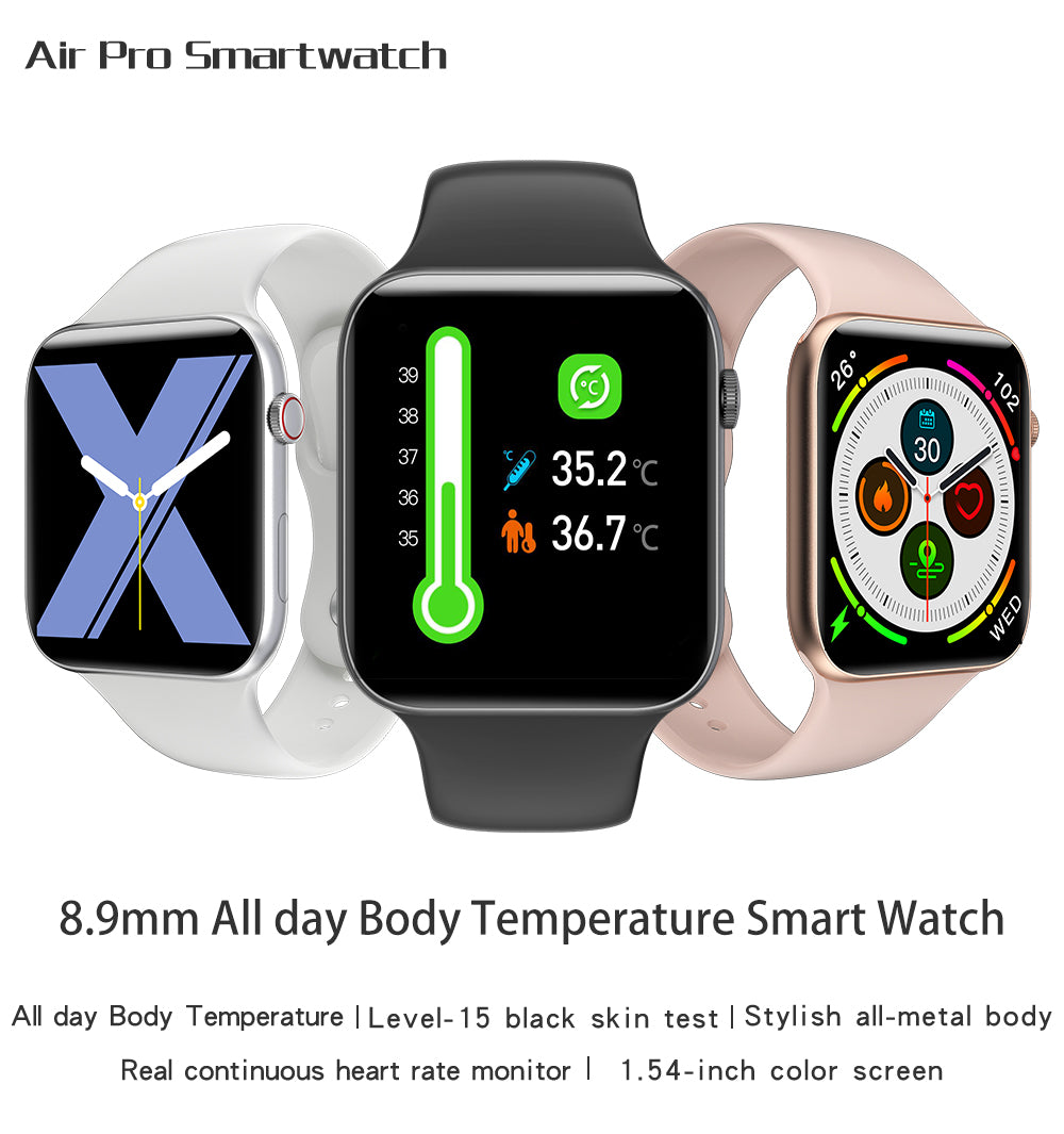 Smart Watch & Temperature Monitoring - Airpro - Sunny Stores Sunny Stores Lemonda
