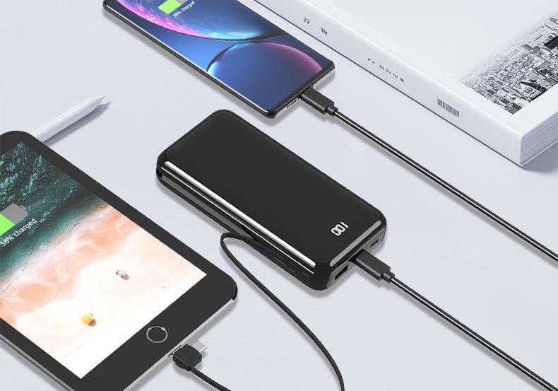 20000 mAh Power Bank with Built-in Cable & Digital Display - PD- WP200 - Sunny Stores Sunny Stores Matrix