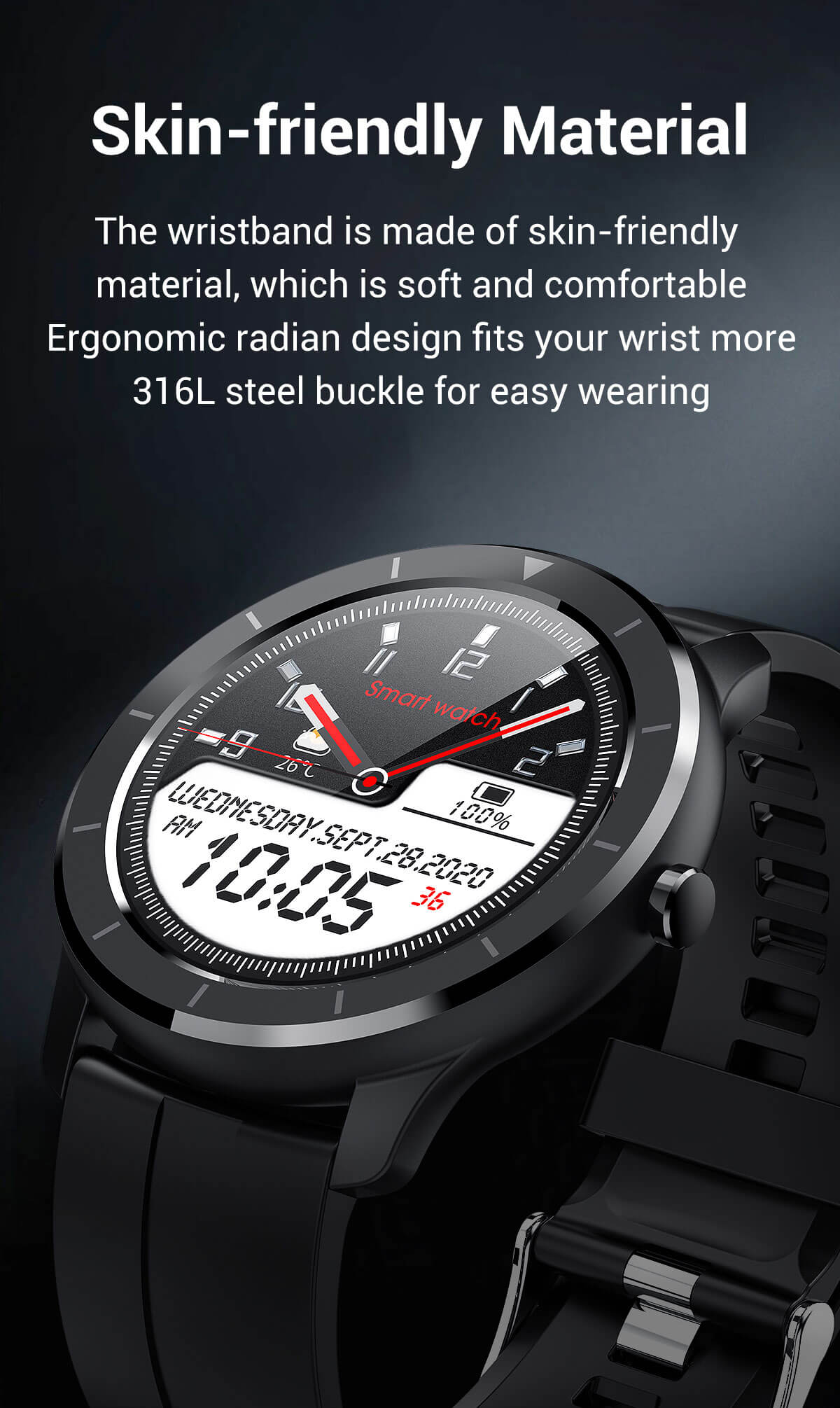 Smart Watch & Fitness Tracker - T6 - Sunny Stores Sunny Stores Lemonda