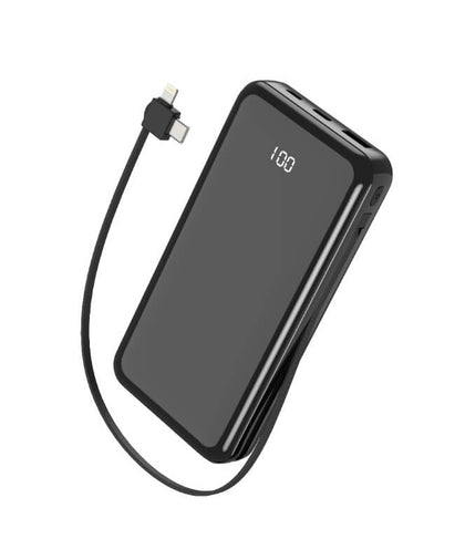 20000 mAh Power Bank with Built-in Cable & Digital Display - PD- WP200 - Sunny Stores Sunny Stores Matrix