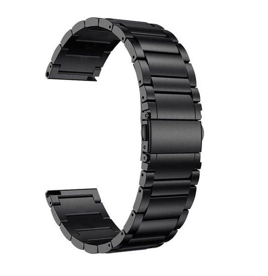 22mm Stainless Steel Strap - Black - Sunny Stores Sunny Stores Lemonda